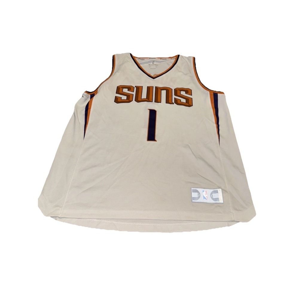Fanatics Devin Booker #1 Phoenix Suns White Jersey Shirt NBA Mens‎ Sz Large